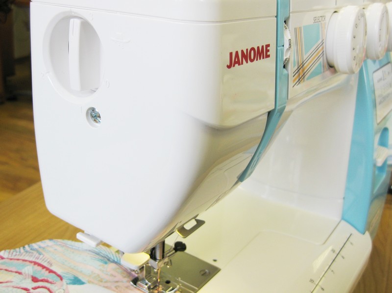 Регулировка давления лапки на ткань Janome 7519 SE